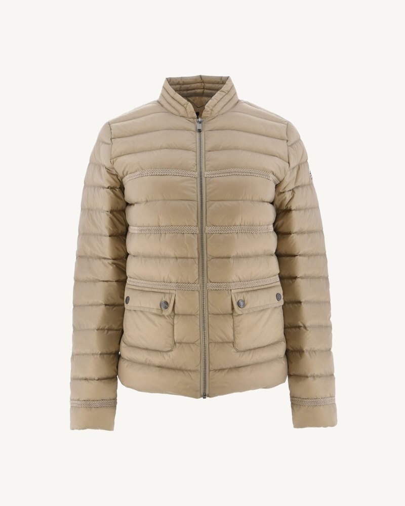 JOTT Andorra Lyhyt Light Naisten Takki Beige | VUB-9755