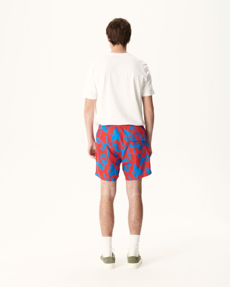 JOTT Biarritz Miesten Swim Shorts Camo Sininen Punainen | ECC-2451
