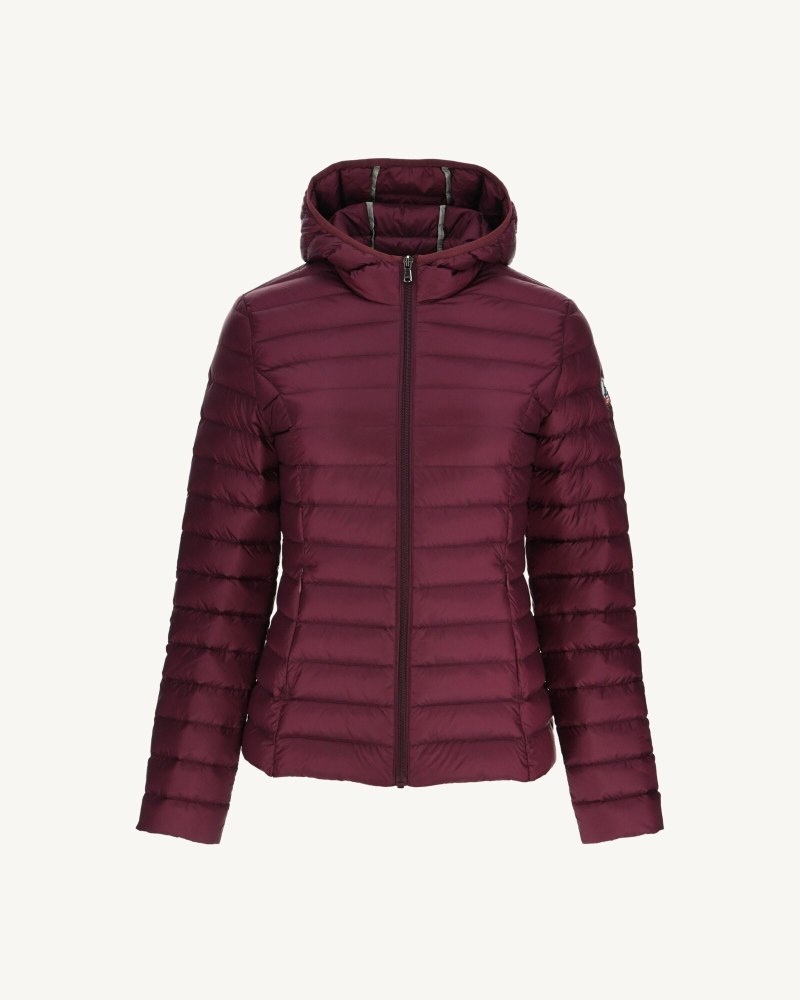 JOTT Cloe Kevyet Hupullinen Naisten Untuvatakki Violetit | QVW-3905