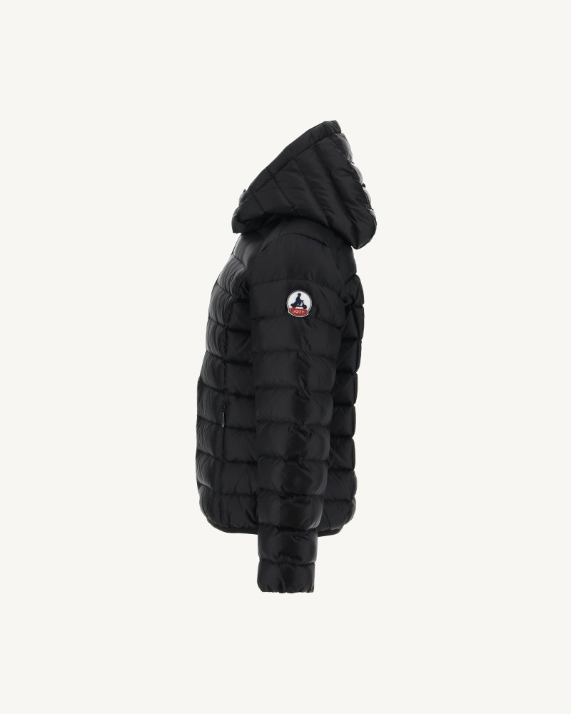 JOTT Grand Cold Hupullinen Lasten Untuvatakki Mustat | PUD-0765
