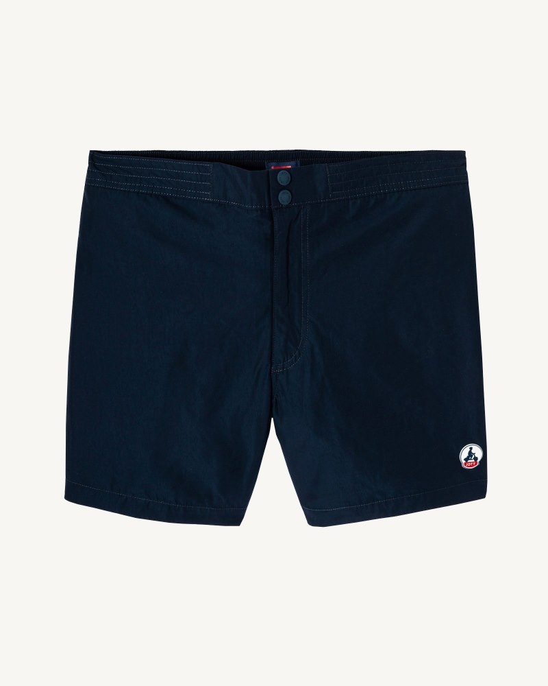 JOTT Navy Deauville Miesten Swim Shorts Mustat | UCG-1978
