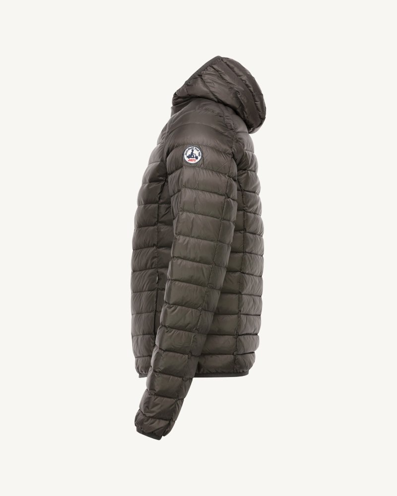JOTT Plomb Nico Kevyet Hupullinen Miesten Untuvatakki Kahvi | QWW-3615