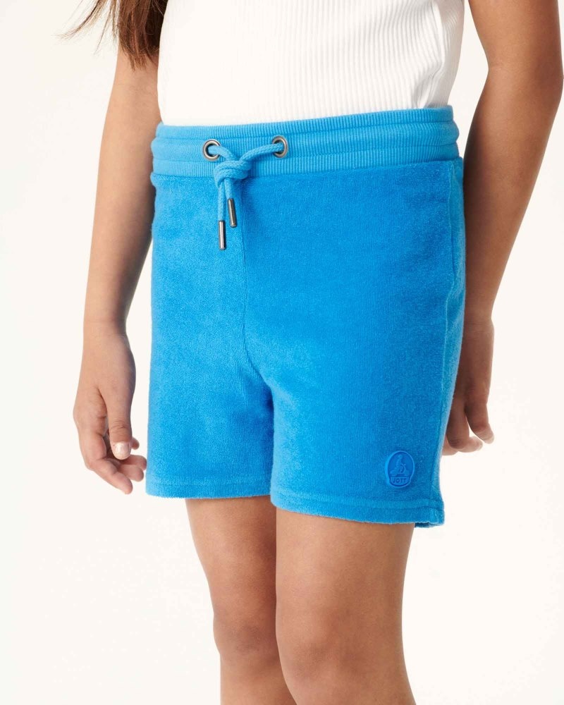 JOTT Serra Terry Puuvilla Lasten Shortsit Sininen | ZHU-2956