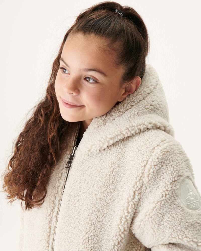 JOTT Vali Grand Cold Reversible Hupullinen Lasten Untuvatakki Beige | RTB-7396